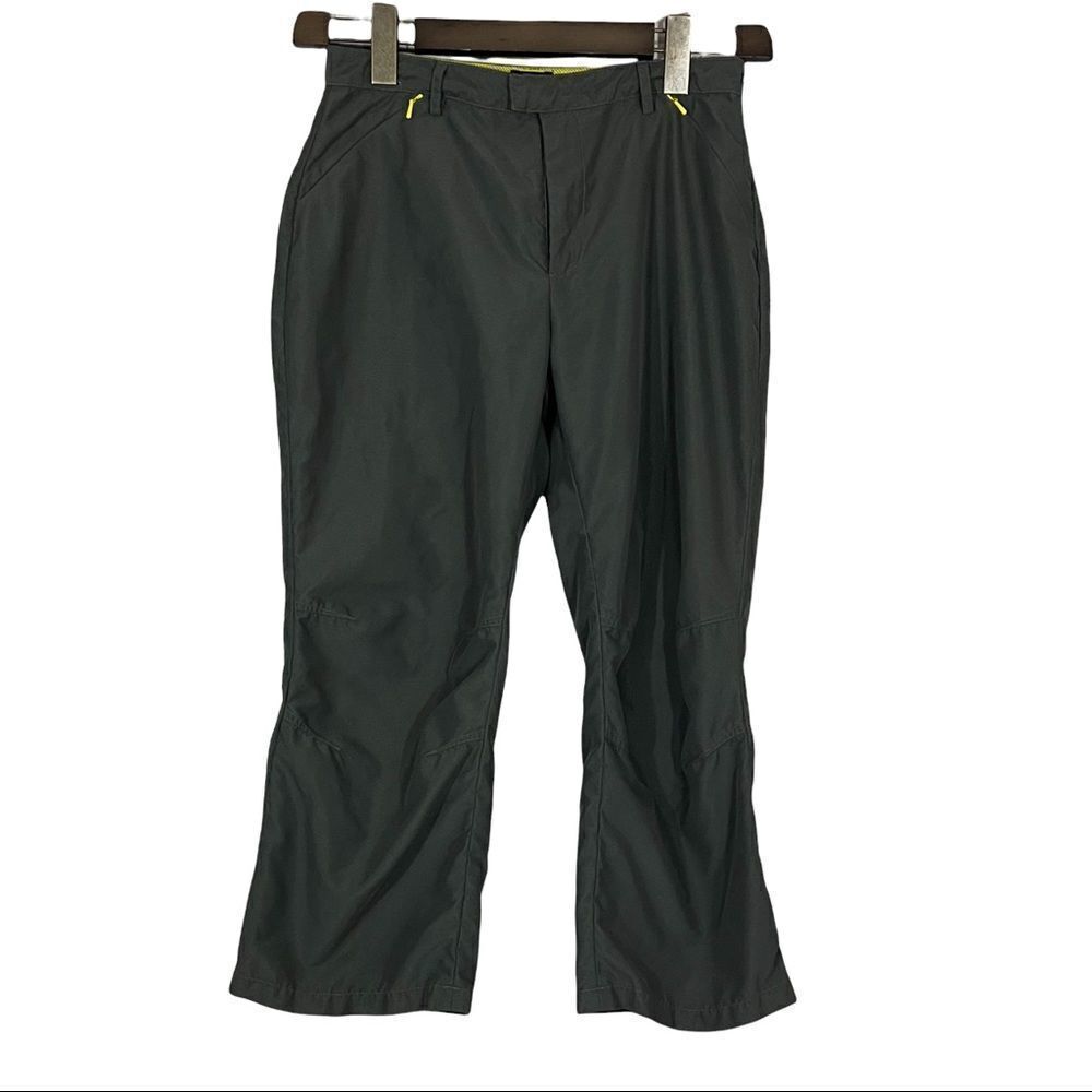 Dex Grey with Yellow Detail Y2K Crop Pant Size 9